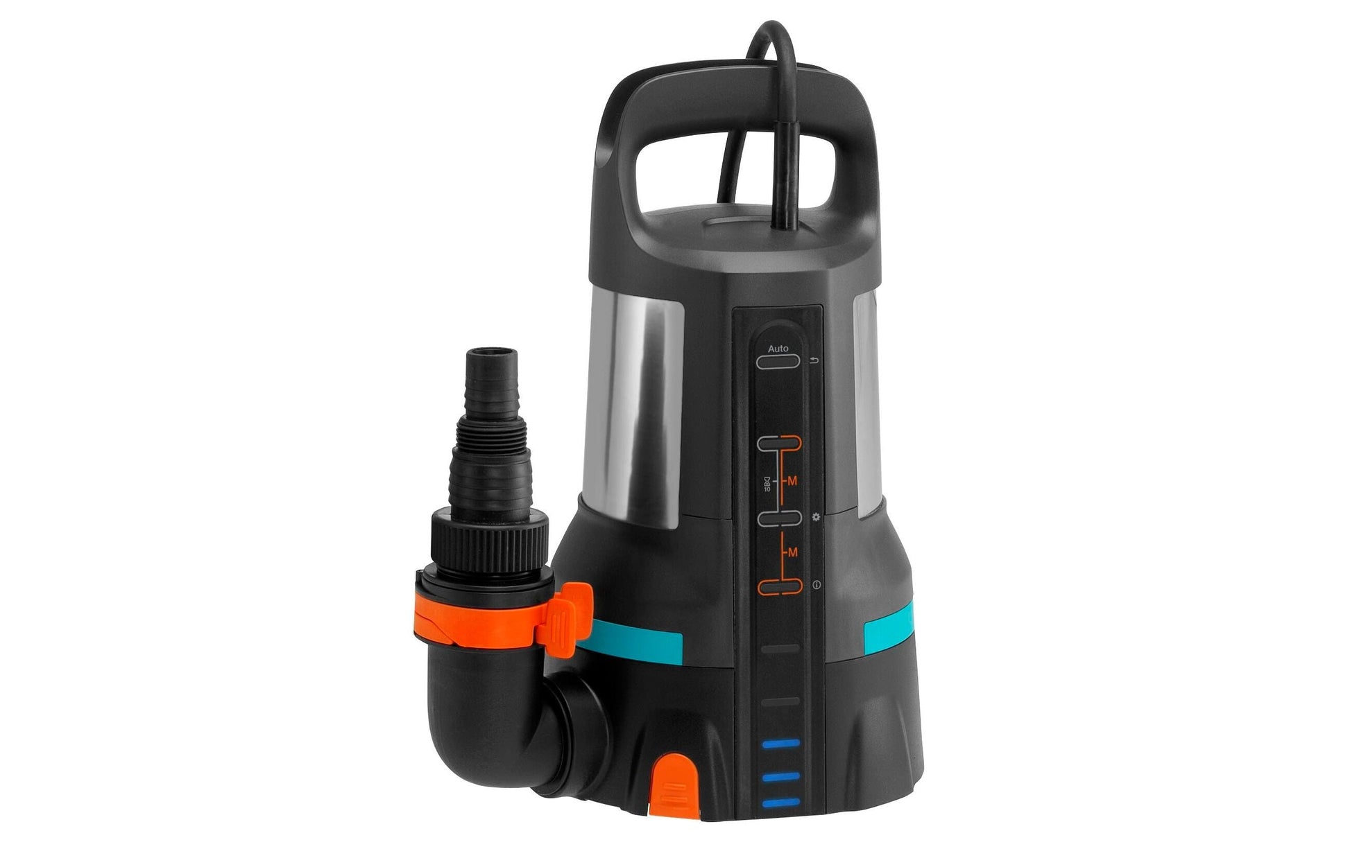 Gardena Klarwasser-Pumpe 11000 Aquasensor – Wasserpumpe, 230 V, 450 W, 11000 l/h, Förderhöhe 7 m