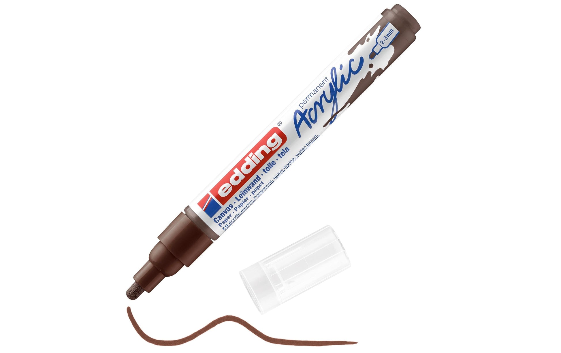 Edding Acrylmarker für Permanent-Marker – Schokoladenbraun