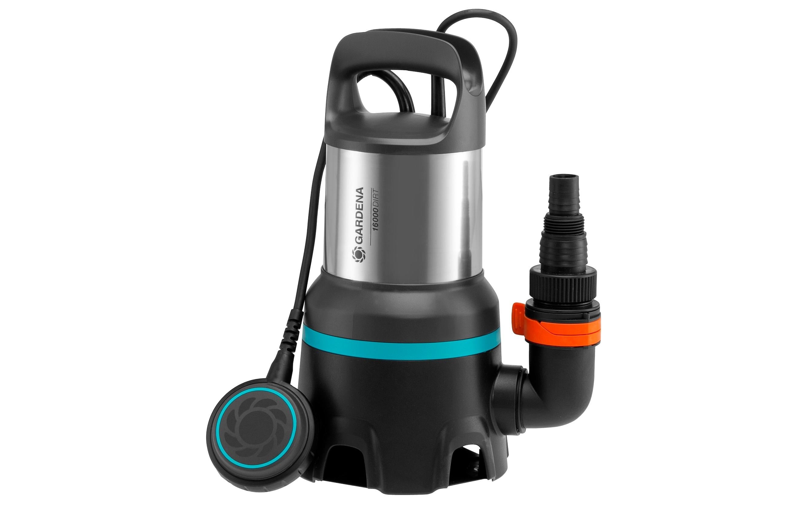 Gardena Schmutzwasser-Pumpe – 16000 l/h, 450 W, 230 V, Förderhöhe 7 m, Netzbetrieb