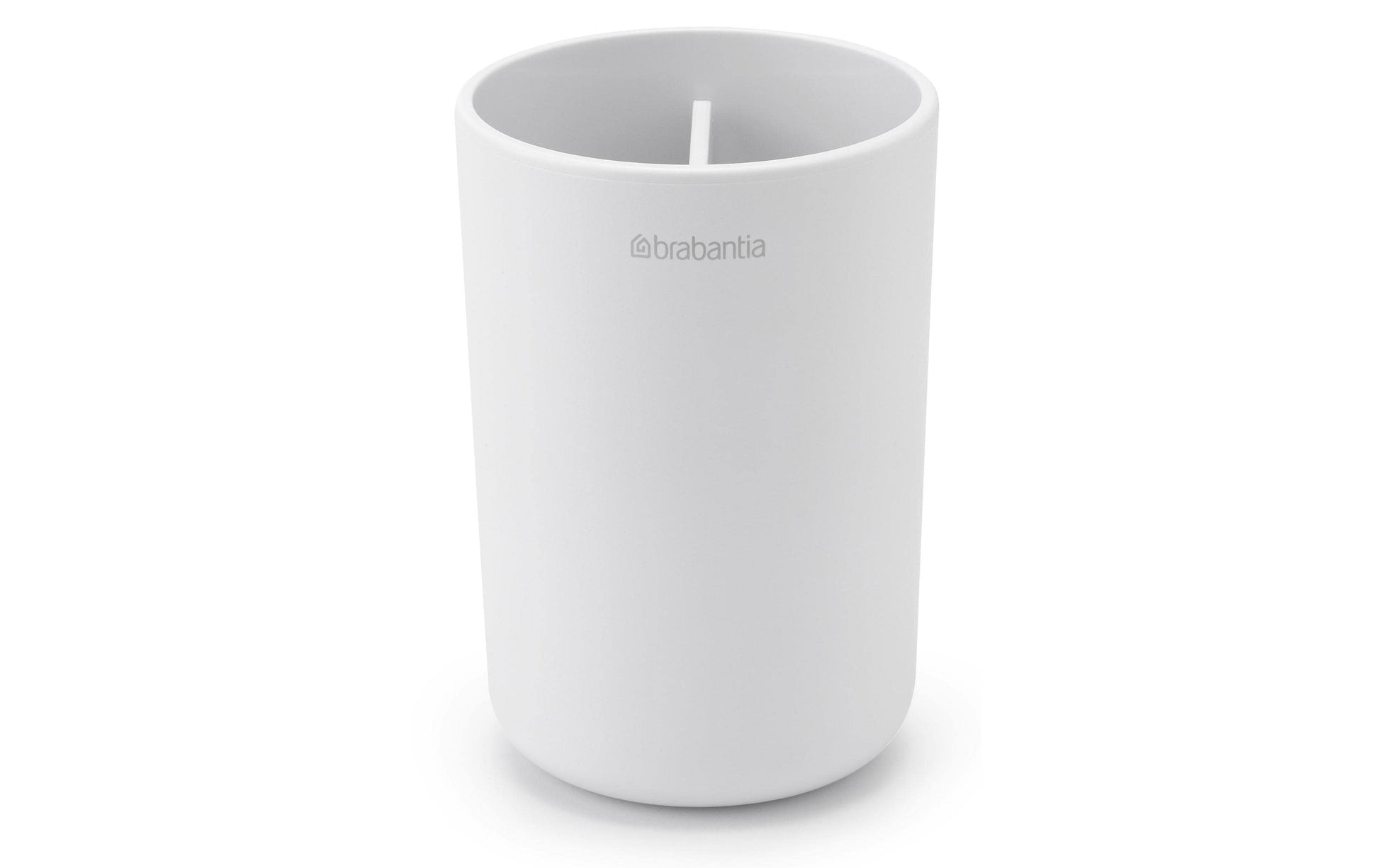 Brabantia Zahnbürstenhalter ReNew – 7,6×7,6×11 cm, Kunststoff, Weiss