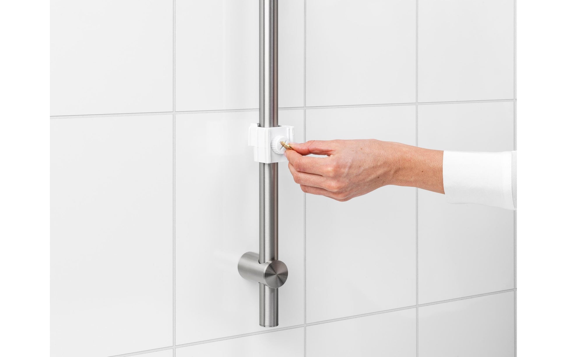 Brabantia Aufbewahrungsbox (Bad) ReNew – 13,3×24,4×7,5 cm, Kunststoff, Weiss