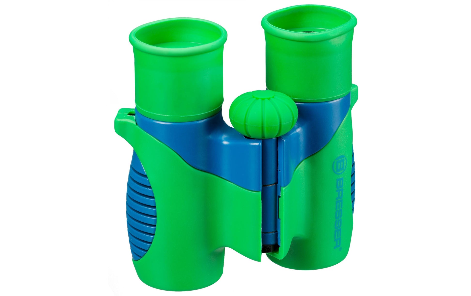 Bresser Optics Junior Fernglas – 6×, Objektiv Ø 2,1 cm – 11 × 3,5 × 9,5 cm – ab 4 J. – blau/grün