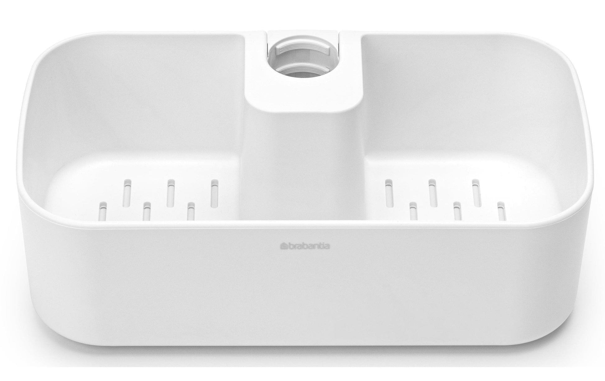 Brabantia Aufbewahrungsbox (Bad) ReNew – 13,3×24,4×7,5 cm, Kunststoff, Weiss