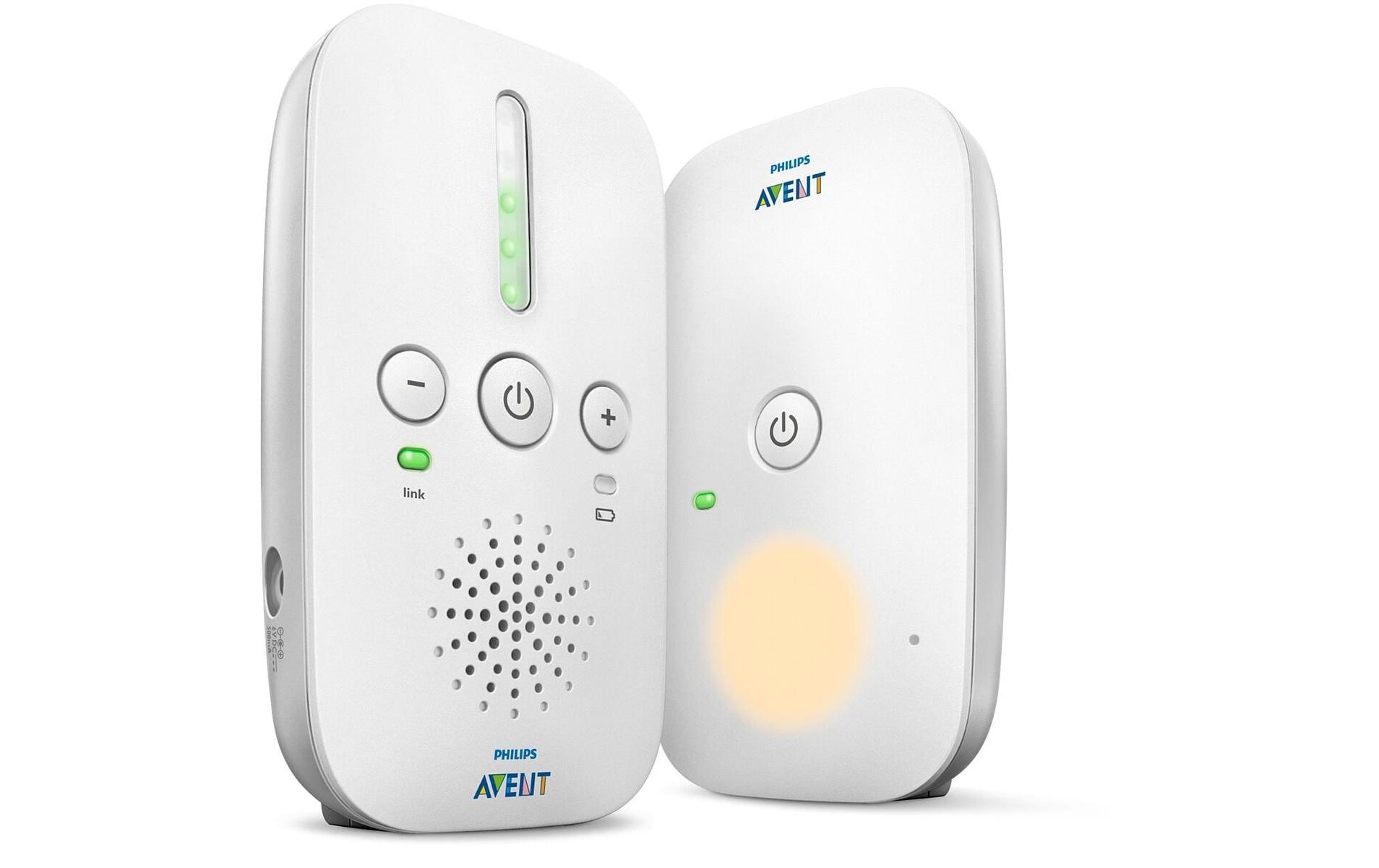 Philips AVENT SCD502/26 DECT-Babyphone – Audio, 300 m Reichweite – Akku/Netzbetrieb