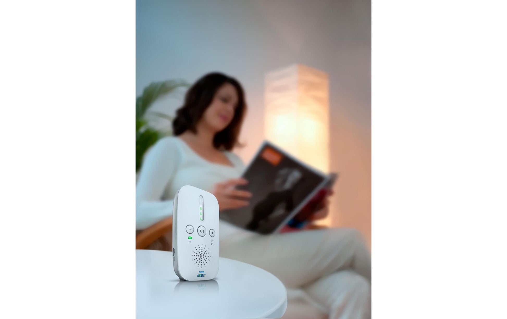 Philips AVENT SCD502/26 DECT-Babyphone – Audio, 300 m Reichweite – Akku/Netzbetrieb
