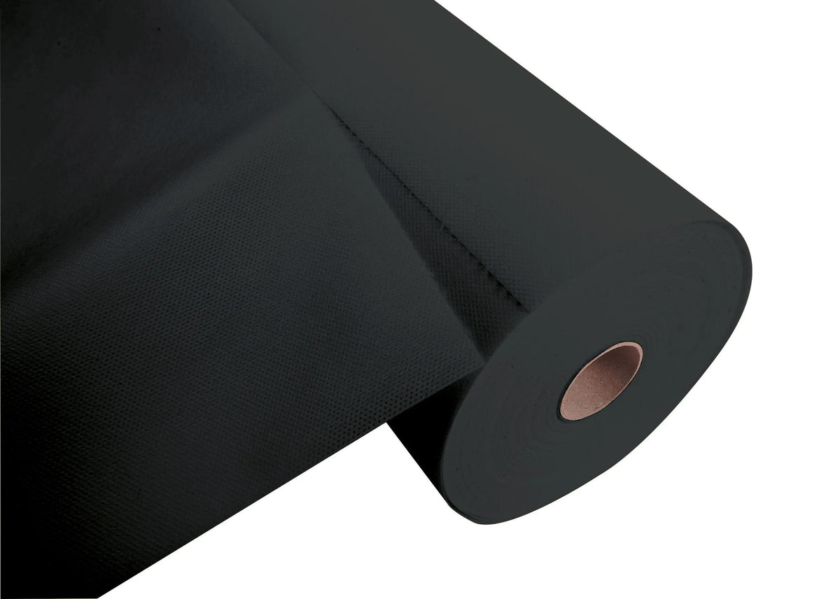 PRONAPPE Tischläufer – PP, schwarz, 40 cm × 4,8 m