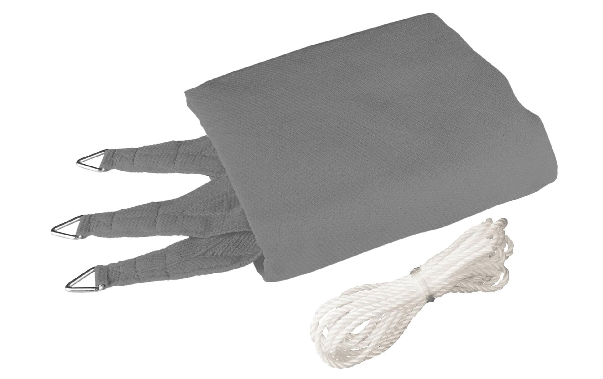 Windhager Sonnensegel (Dreieck) – 400 × 400 cm, grau, 225 g/m²