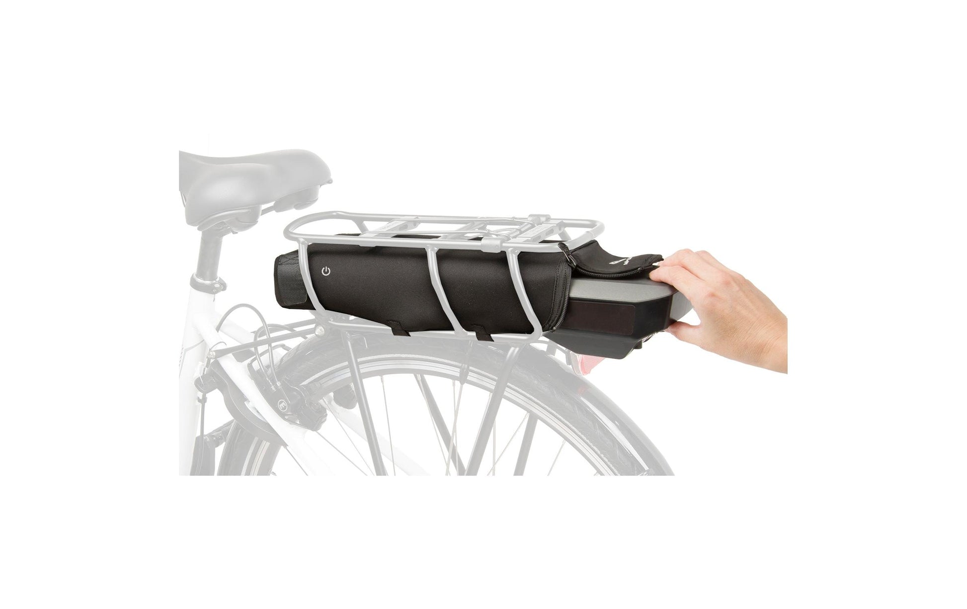 M-Wave Batterieabdeckung – für Velo – Neopren, schwarz
