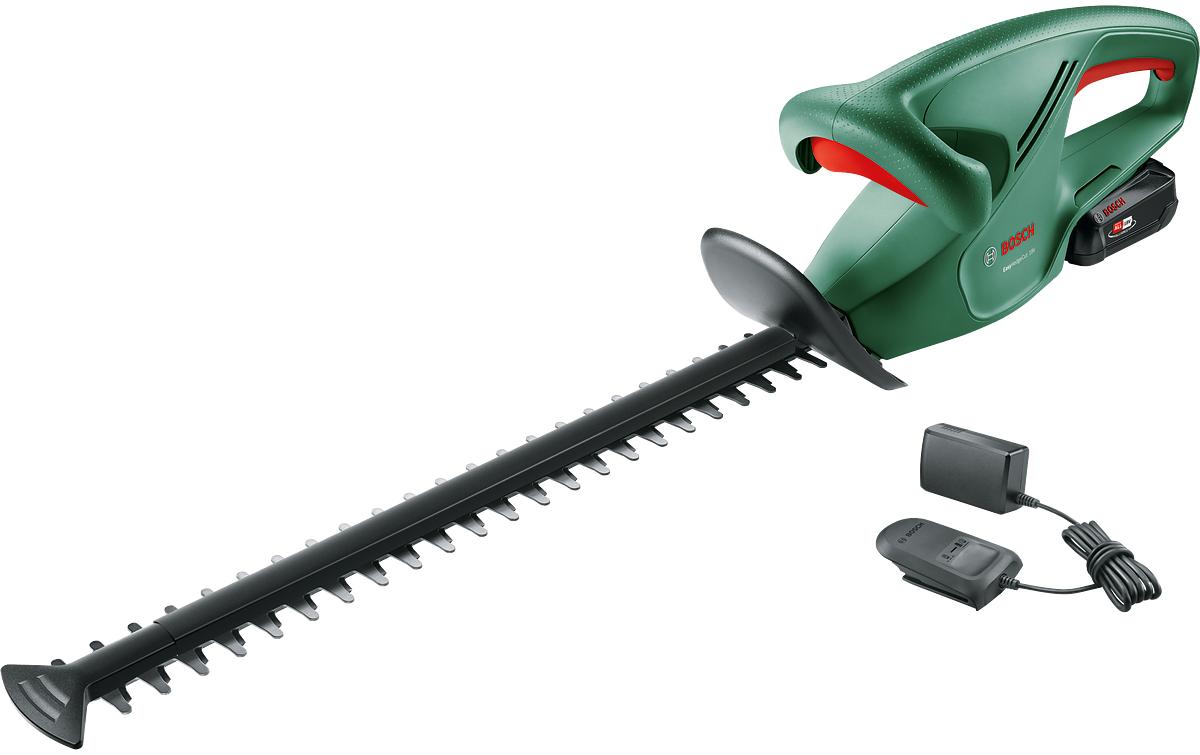 Bosch EasyHedgeCut 18-52-13 Akku-Heckenschere – 18 V – Schwertlänge 520 mm – 1×2,0 Ah & Ladegerät