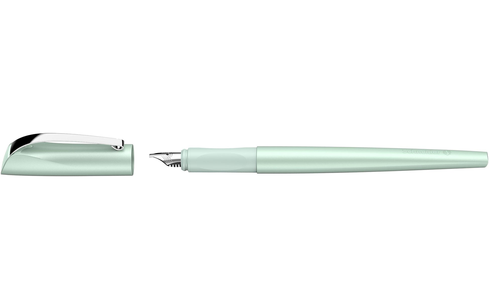 Schneider AG Schneider Callissima Kalligrafie – Bandzugfeder 1,8 mm – für Rechts- & Linkshänder – Mint, Bermuda Blau – Patronen
