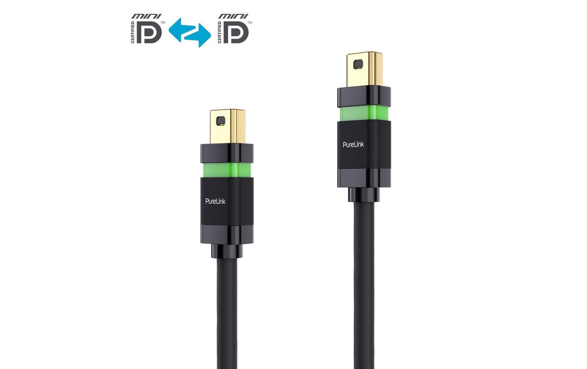 PureLink Mini-DisplayPort Kabel DP 1.2 4K 60 Hz – 2 m – verriegelbar