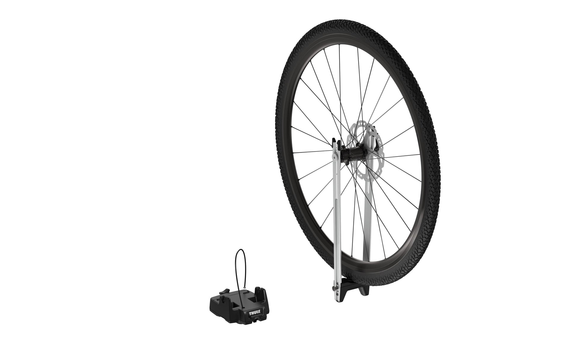 Thule Dach-Fahrradträger – abschliessbar – für WingBar Evo/ProBar Evo/SquareBar Evo – 150×550×150 mm