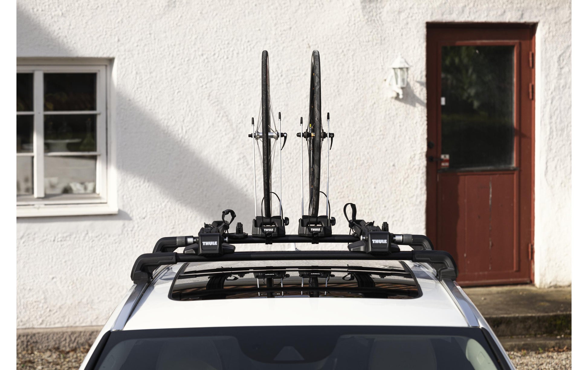 Thule Dach-Fahrradträger – abschliessbar – für WingBar Evo/ProBar Evo/SquareBar Evo – 150×550×150 mm