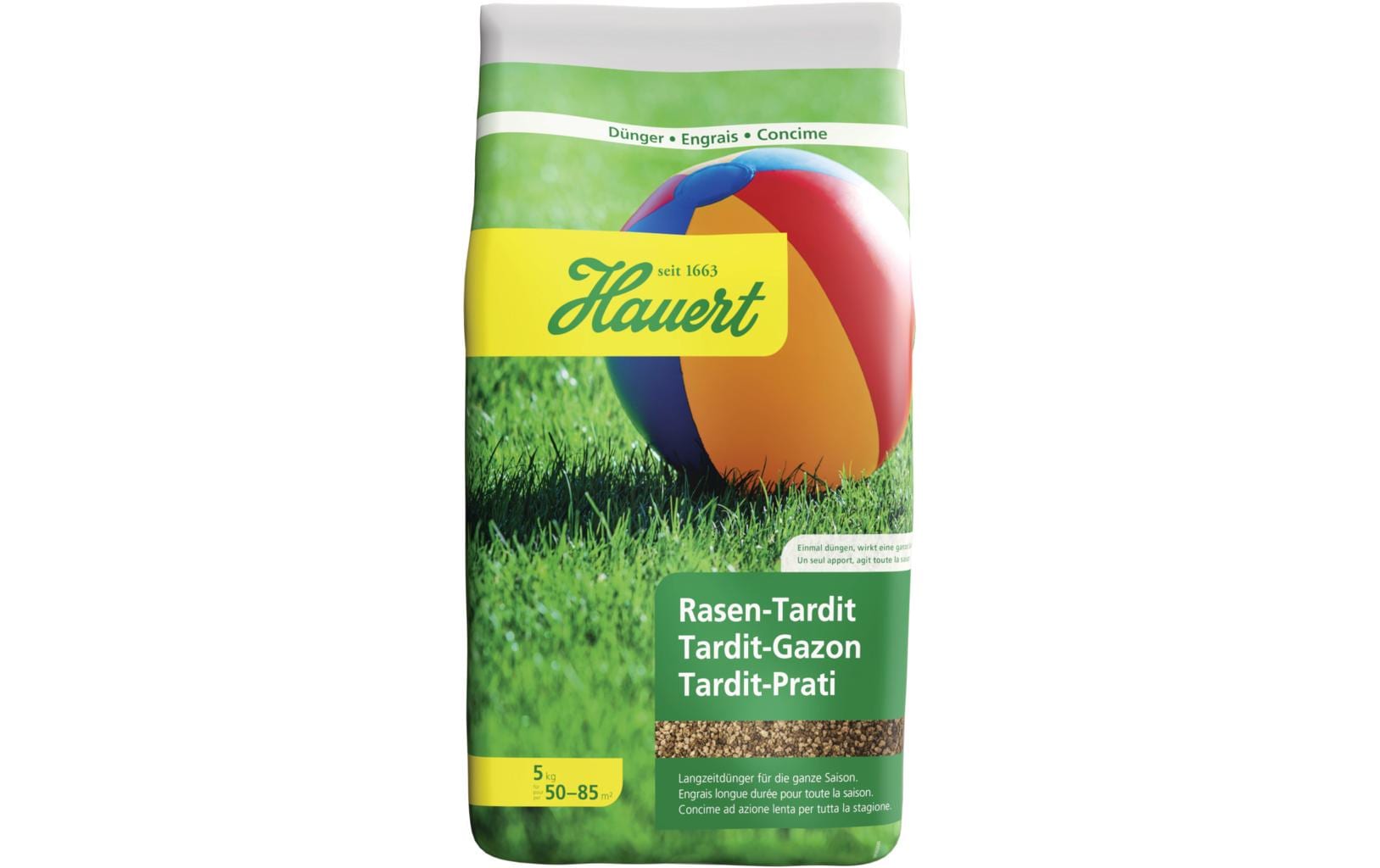 Hauert Mehrnährstoffdünger, Granulat – für Rasen – 5 kg