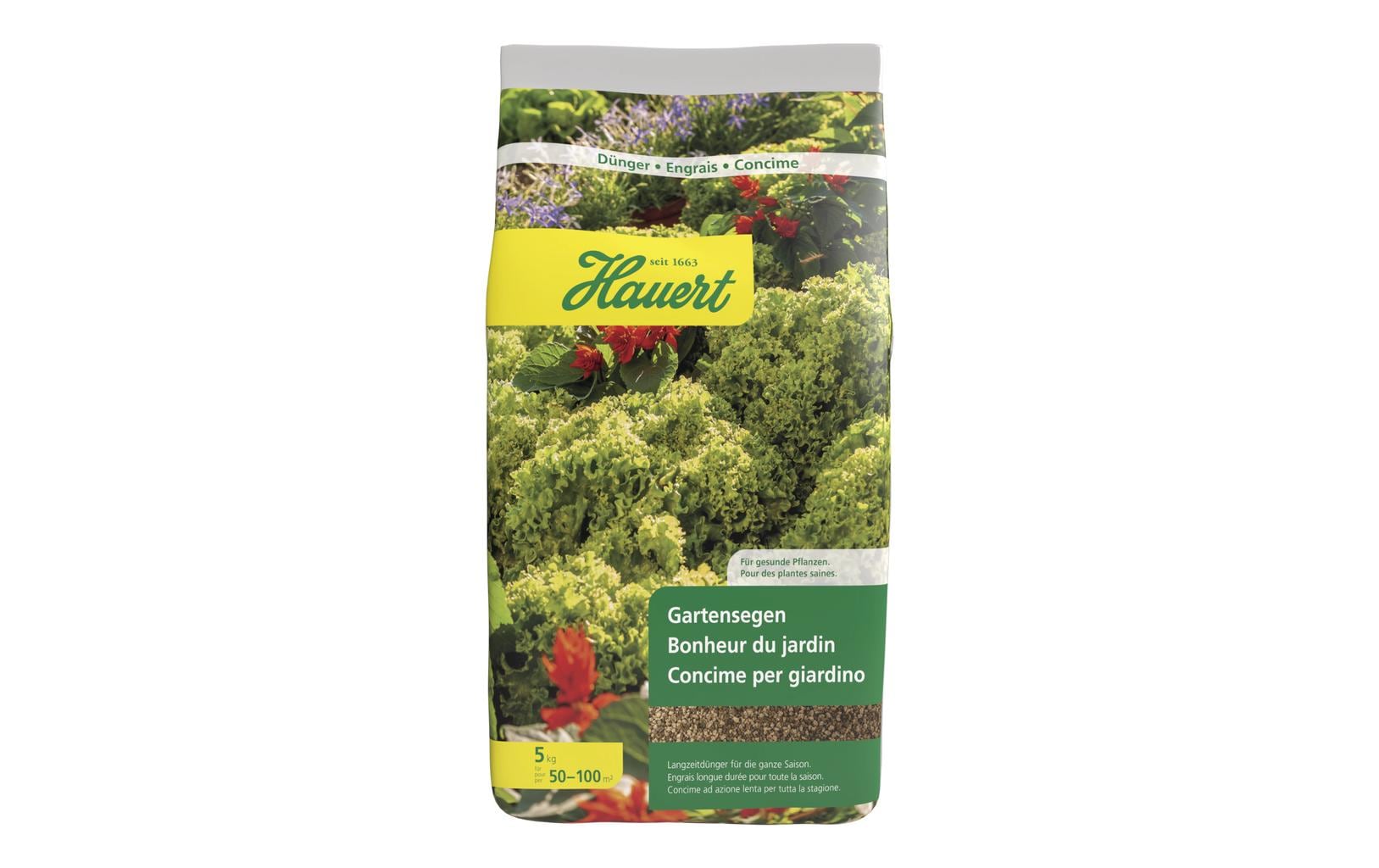Hauert Mehrnährstoffdünger, Granulat – 5 kg, 1 Tasche