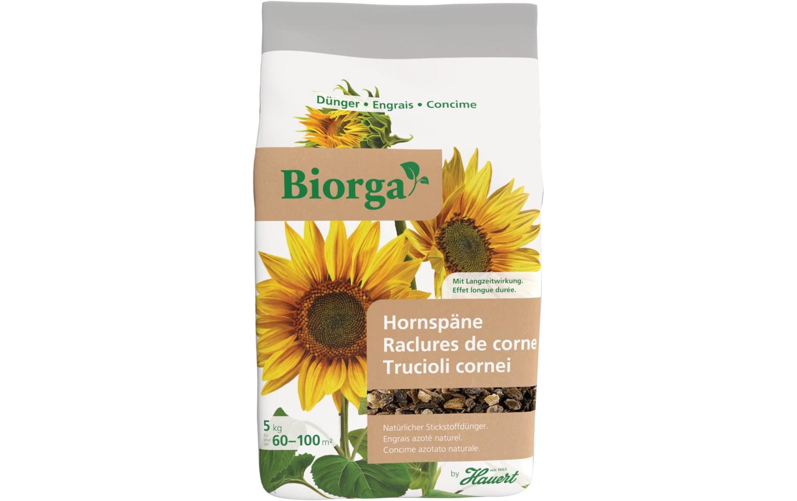 Hauert Mikronährstoff-Dünger Stickstoffdünger, Granulat, Bio, 5 kg – 1 Tasche
