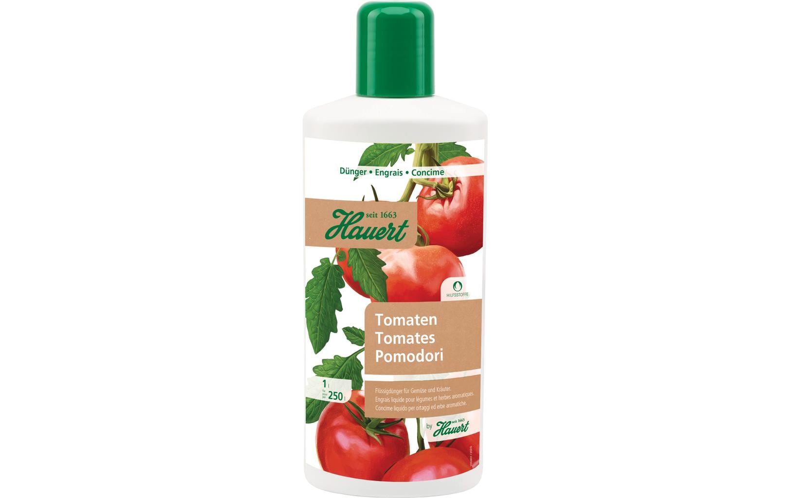 Hauert Mehrnährstoffdünger Konzentrat, 1 l, Bio – für Tomaten, Gemüse, Kräuter – 1 Stück