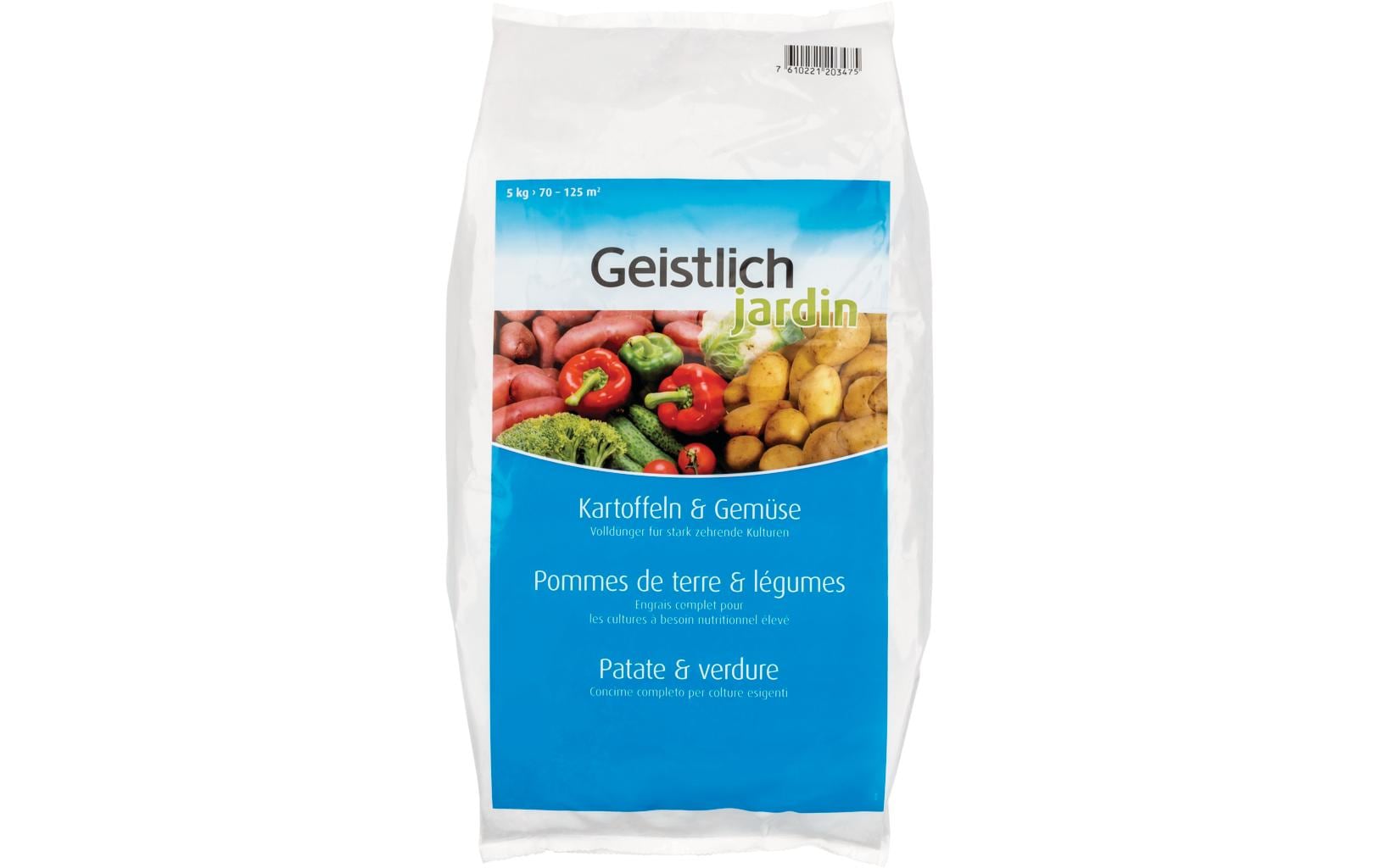 Hauert Mehrnährstoffdünger, 5 kg, Granulat – für Kartoffeln, Gemüse – 1 Stück