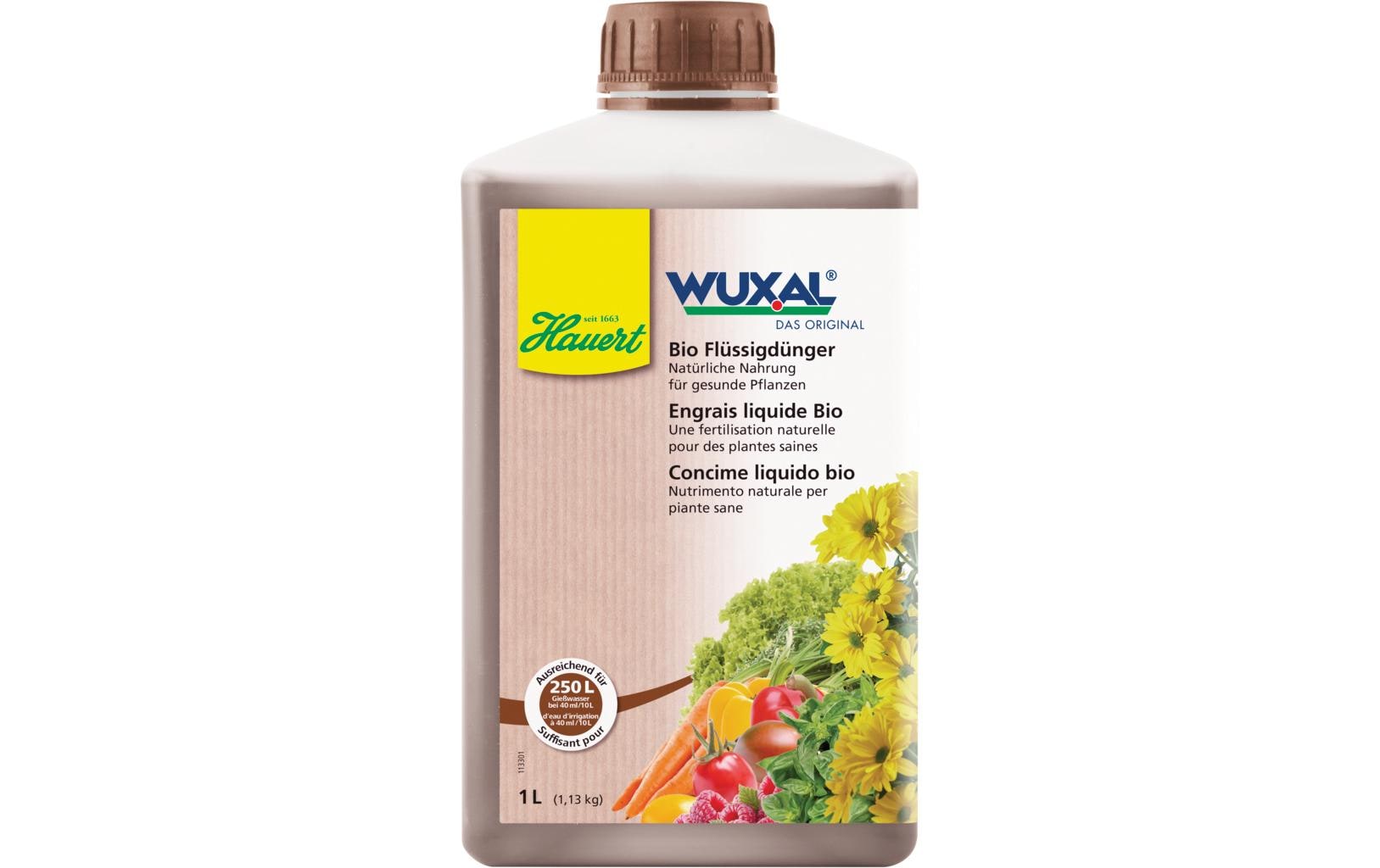Hauert Flüssigdünger Konzentrat, Wuxal, Bio, Universal – 1 l