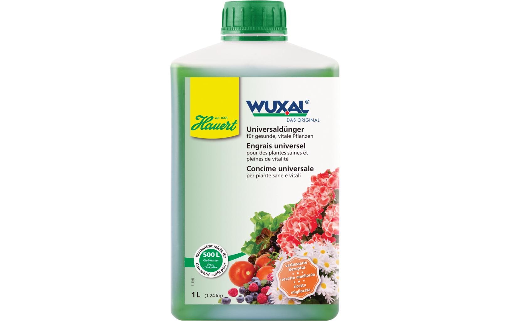 Hauert Einzelnährstoffdünger Stickstoffdünger, Wuxal, Flüssigkonzentrat, 1 l – 1 Flasche