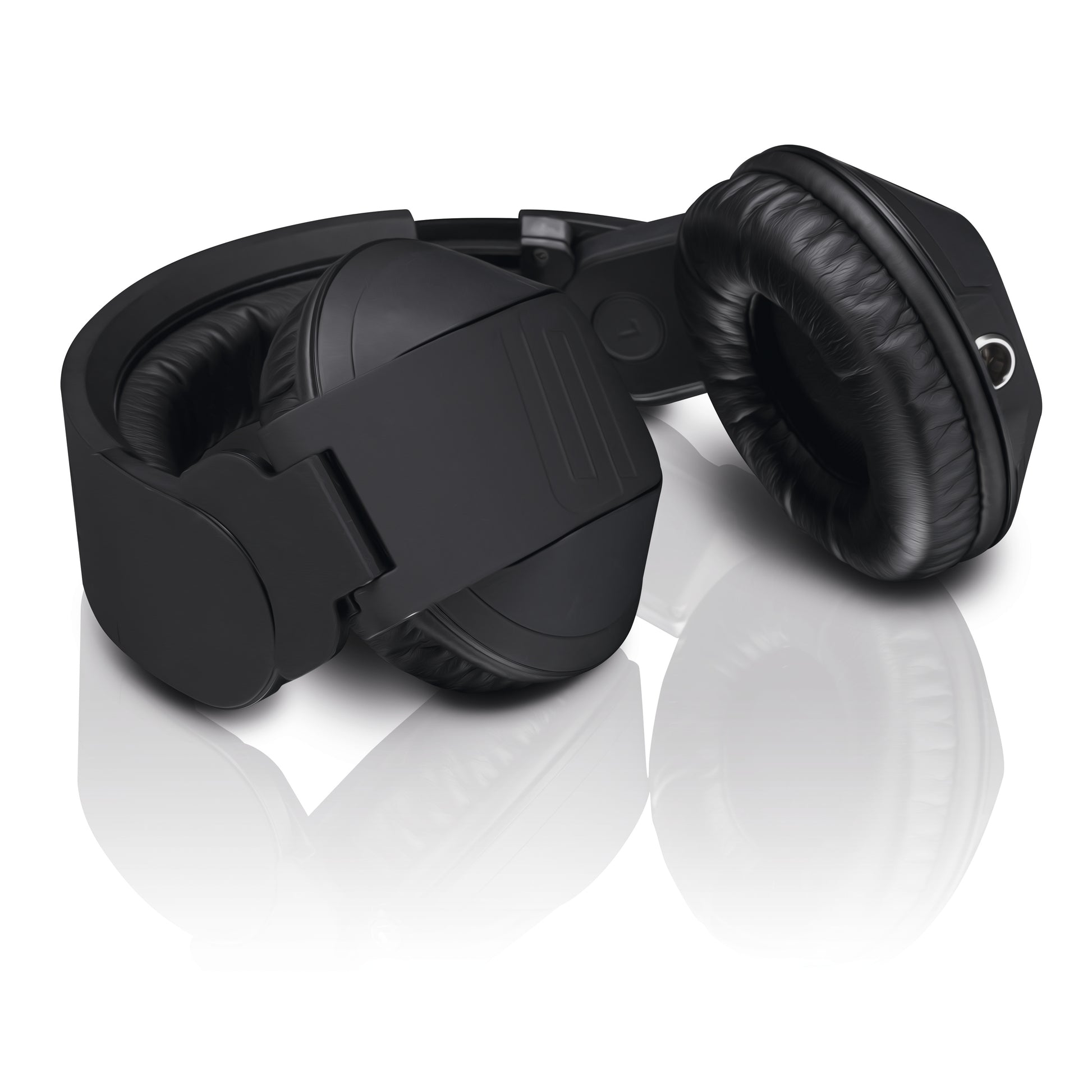 Reloop RHP-20 Knight – Over-Ear DJ-Kopfhörer – Kabelgebunden, geschlossen, 3 m, 3,5 mm/6,35 mm – Schwarz