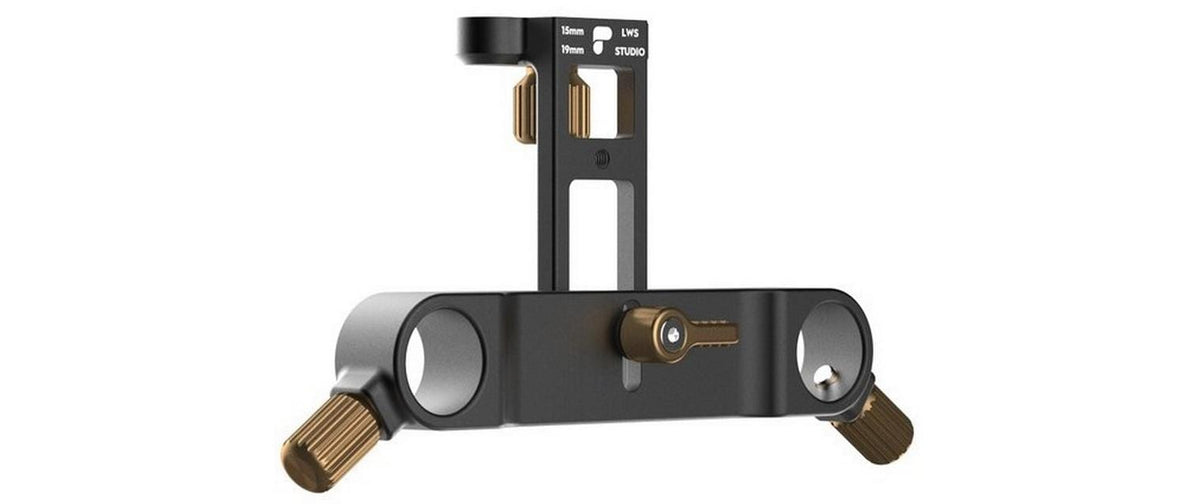 PolarPro Rail Mounts Studio 19 Kamerafilterhalter – Aluminium – für BaseCamp Matte Box – Schwarz