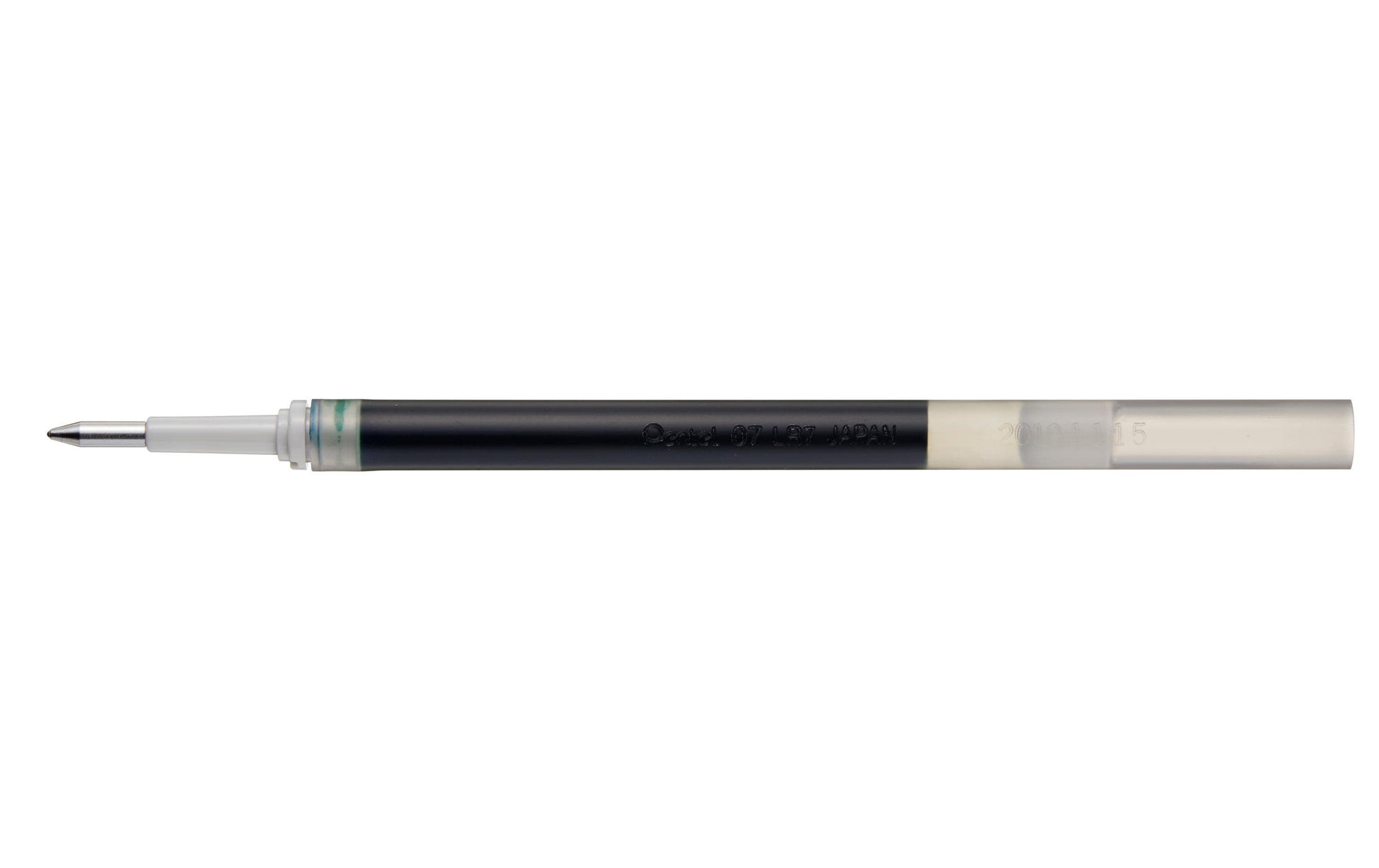 Pentel Rollerpatrone EnerGel für Roller (ausser BLN15, BLN25, BL17 und BL27) – dunkelgrün, 0,7 mm, geruchsarm