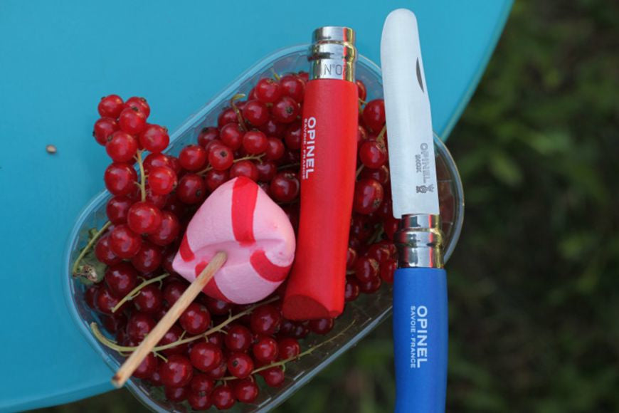Opinel N°07 Mein Erster – Klappmesser 80 mm, Holzgriff, Blau