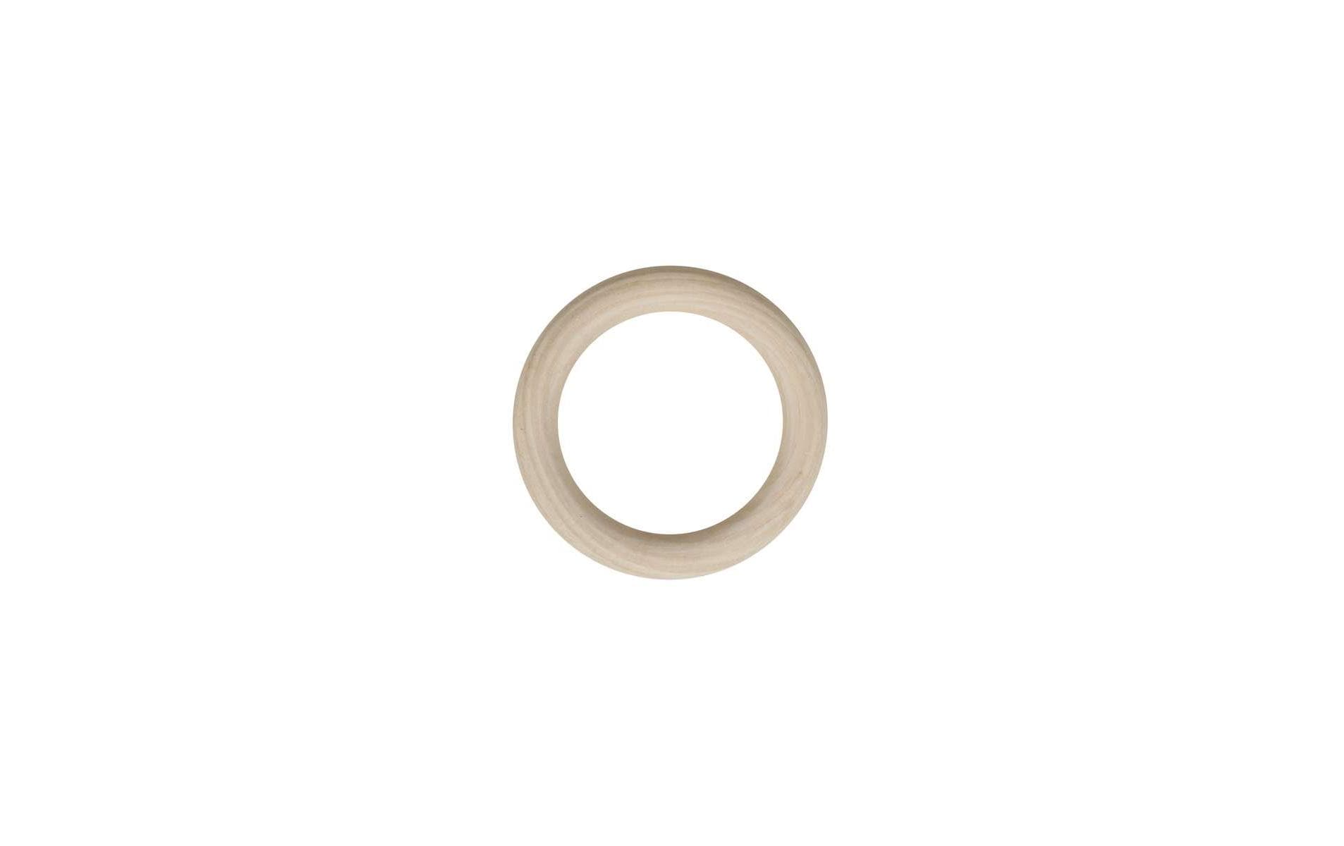 GLOREX Holzring, Holz, Ø 9,7 cm × 1,5 cm, 1 Stk., 61658005