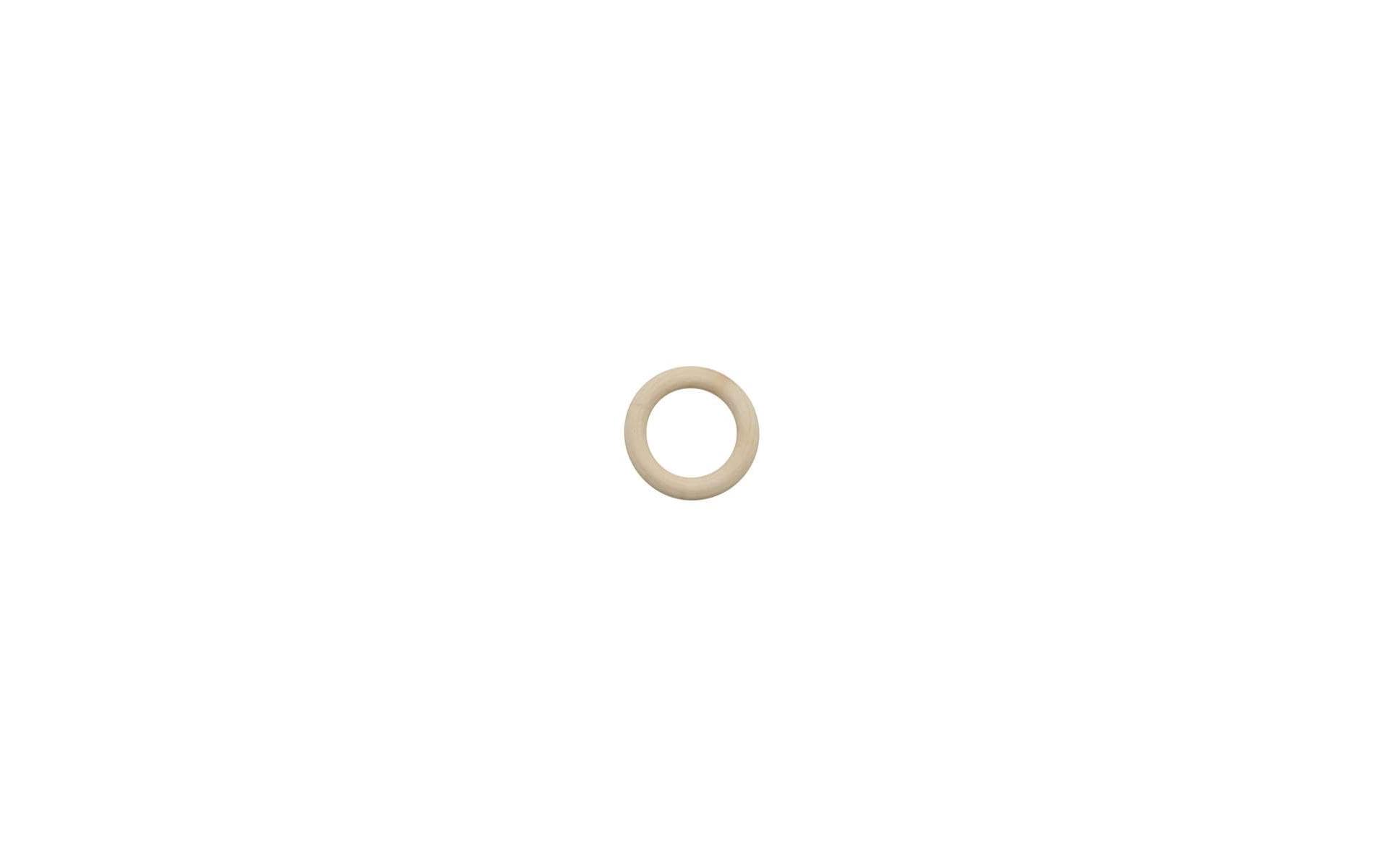 GLOREX Holzring, Holz, Ø 40 mm × 7 mm, 6 Stk., FSC, 61658002