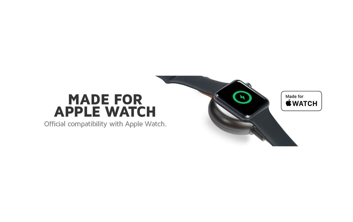 Xtorm PS100 Kabelloses Ladegerät 2,5 W – Qi – für Apple Watch – Silber