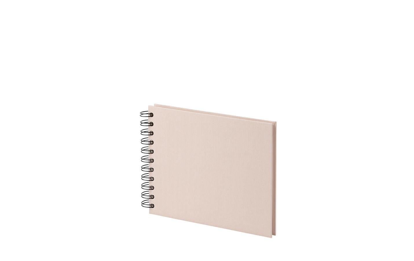 Rössler S.O.H.O – Fotobuch, Spiralbindung, 40 Seiten, Weiss, 19,5 × 14,5 cm, Karton, Beige, 270 g/m²