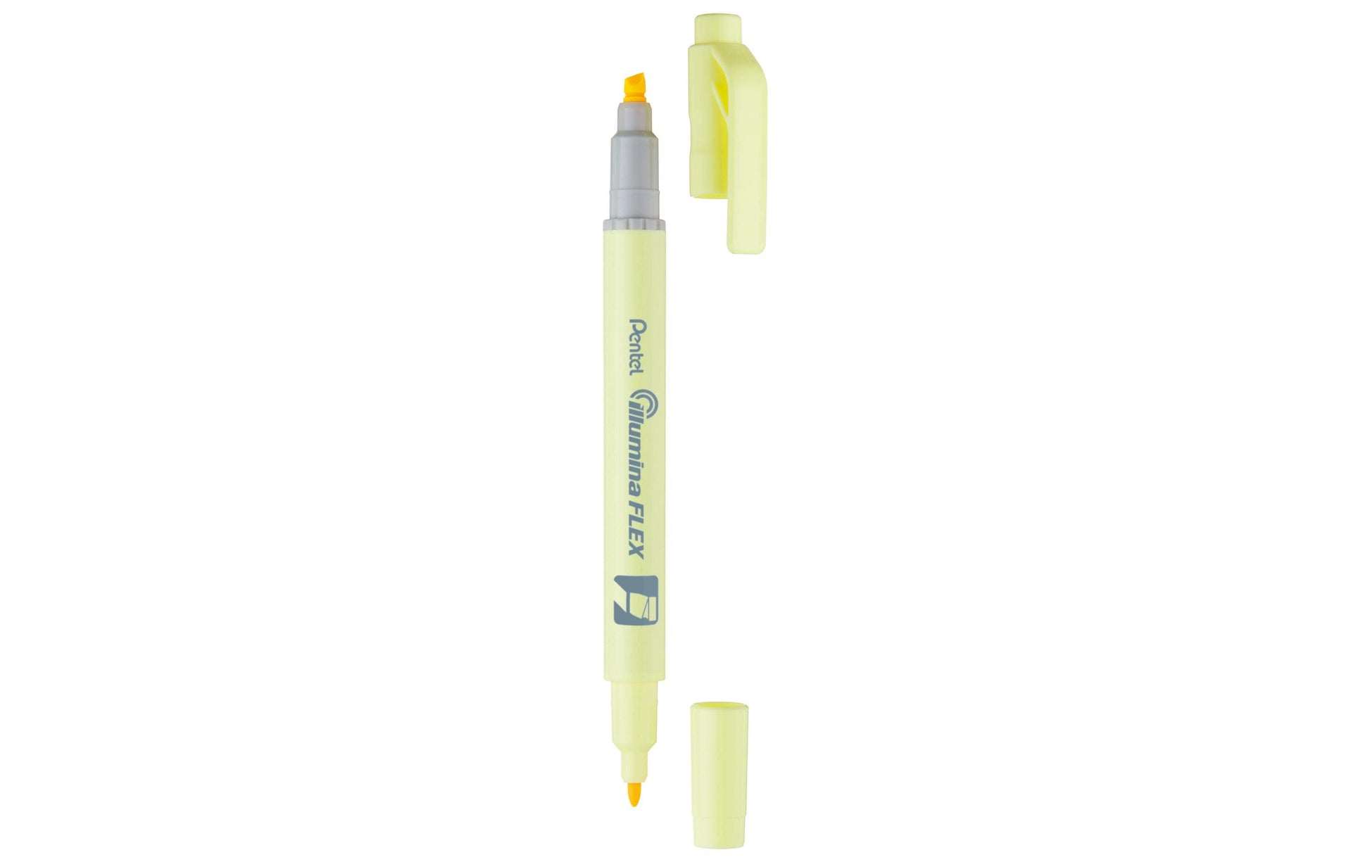 Pentel Illumina Flex Textmarker Gelb – Dual‑Tip