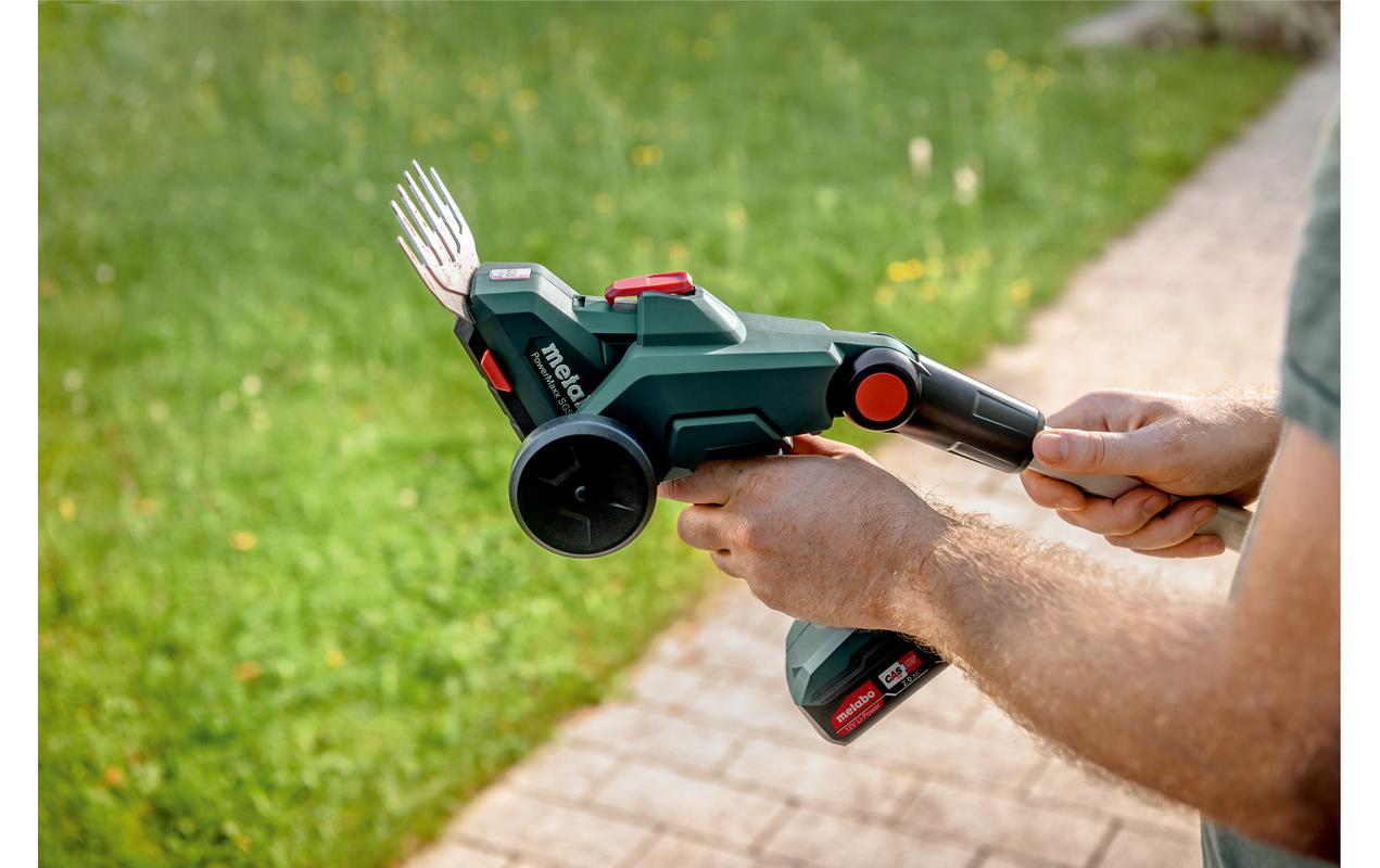 Metabo PowerMaxx SGS 12 Q Akku-Strauchschere – 12 V – Schnittbreite 115 mm – 2×2,0 Ah & Ladegerät