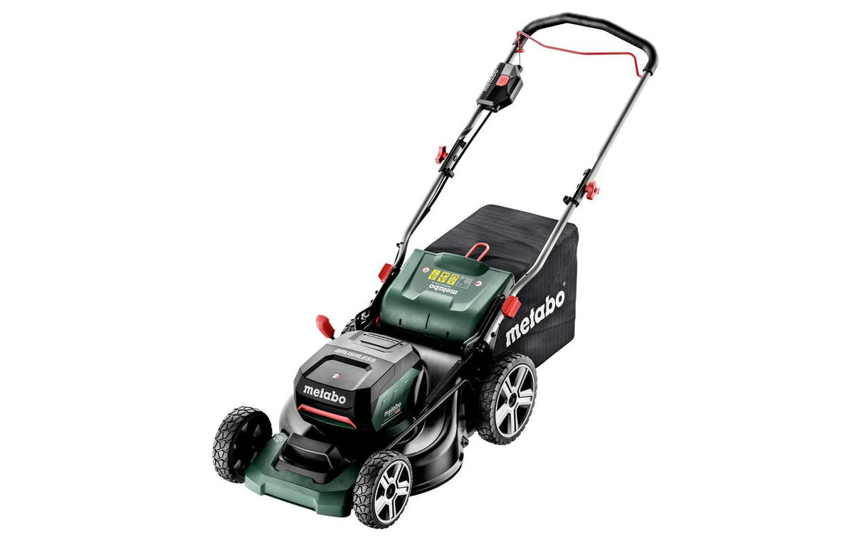 Metabo RM 36-18 LTX BL 46 Akkurasenmäher, bürstenlos – 18 V – 460 mm – 55 l – 2×5,2 Ah & Ladegerät – CAS