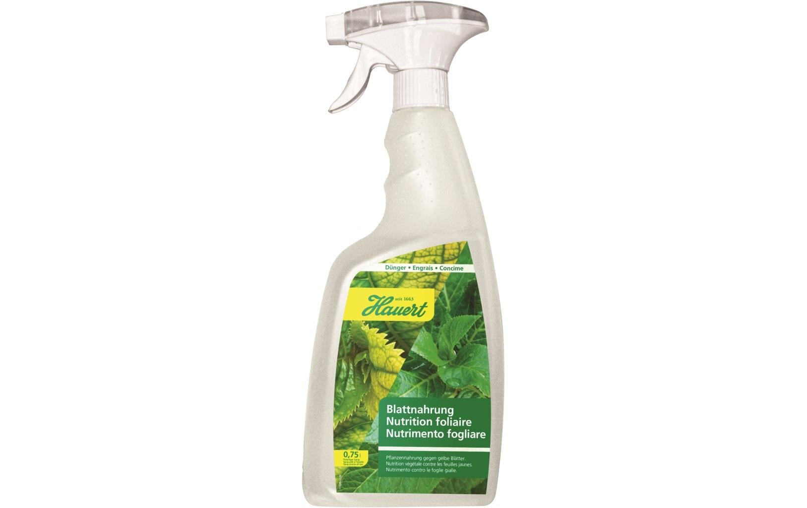 Hauert Mehrnährstoffdünger Flüssig (Konzentrat), 115565, 0,8 l – für Zierpflanzen – 1 Flasche