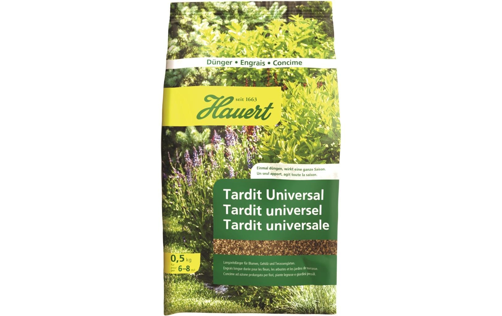 Hauert Mehrnährstoffdünger Granulat, 500 g – 1 Tasche