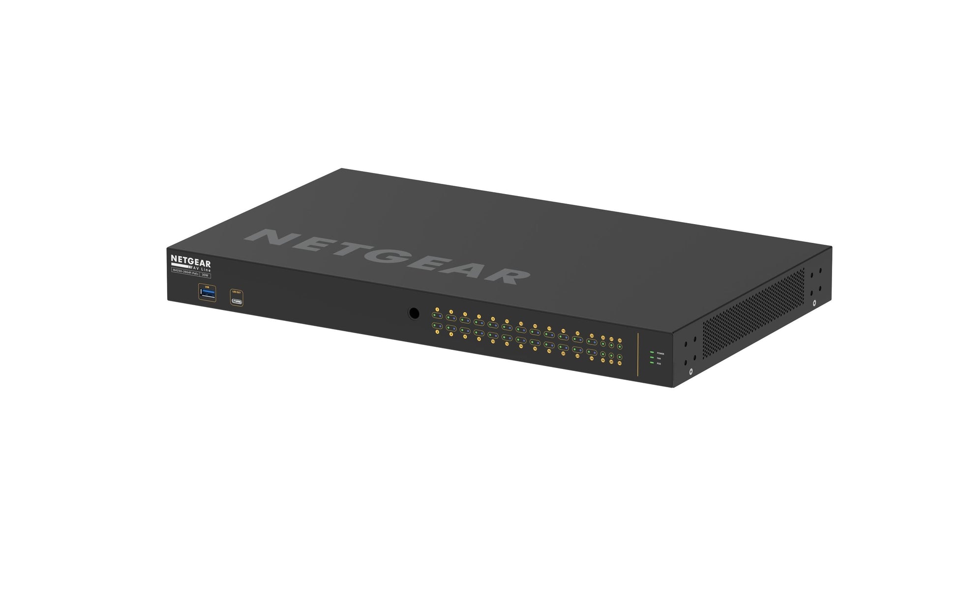 NETGEAR GSM4230P-100EUS – Managed Switch – 30×GbE, 4×SFP, L2/L3, PoE+ 300 W, 1U