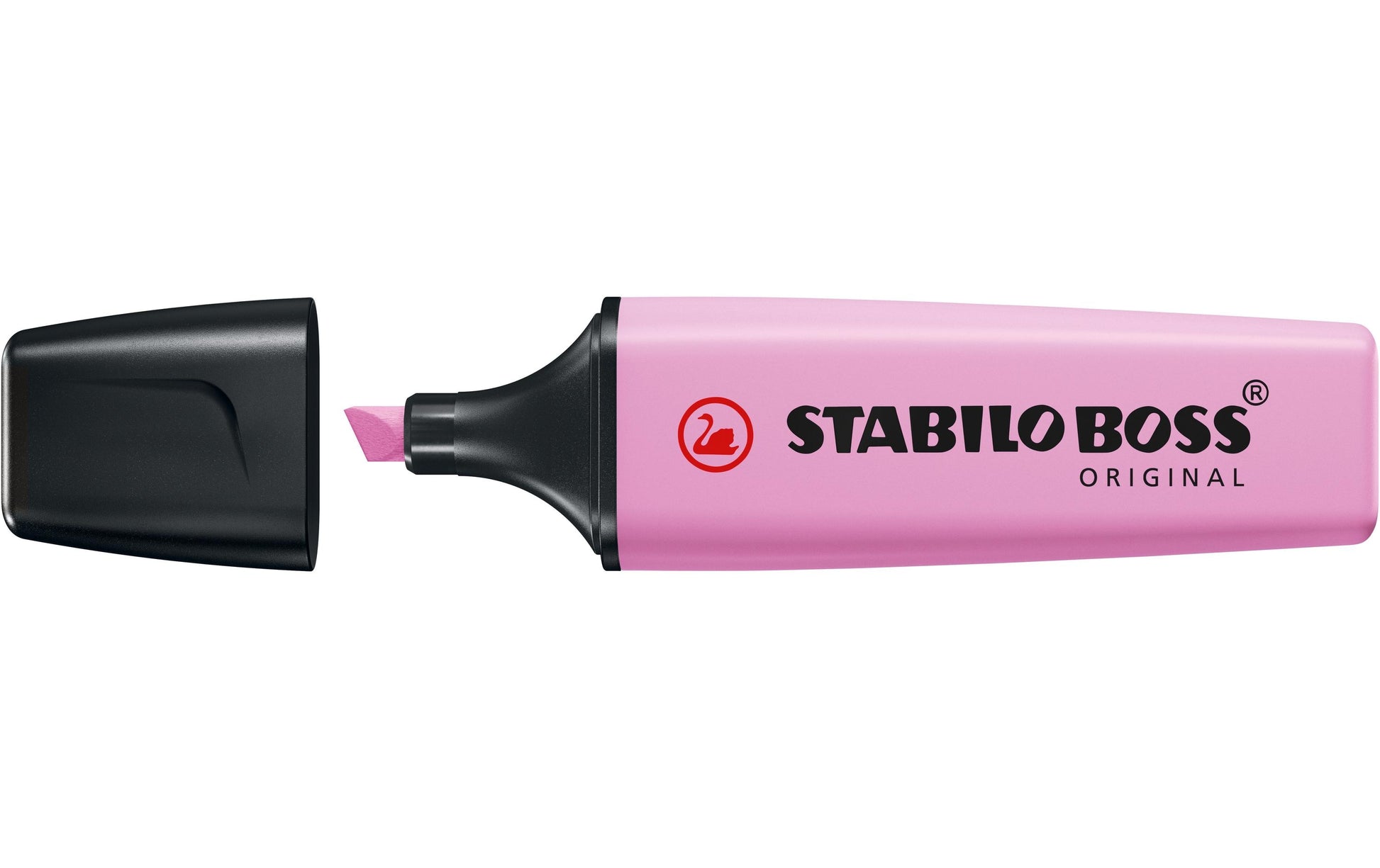 STABILO BOSS Original Pastell Textmarker Purpurrot – Keilspitze, 2–5 mm