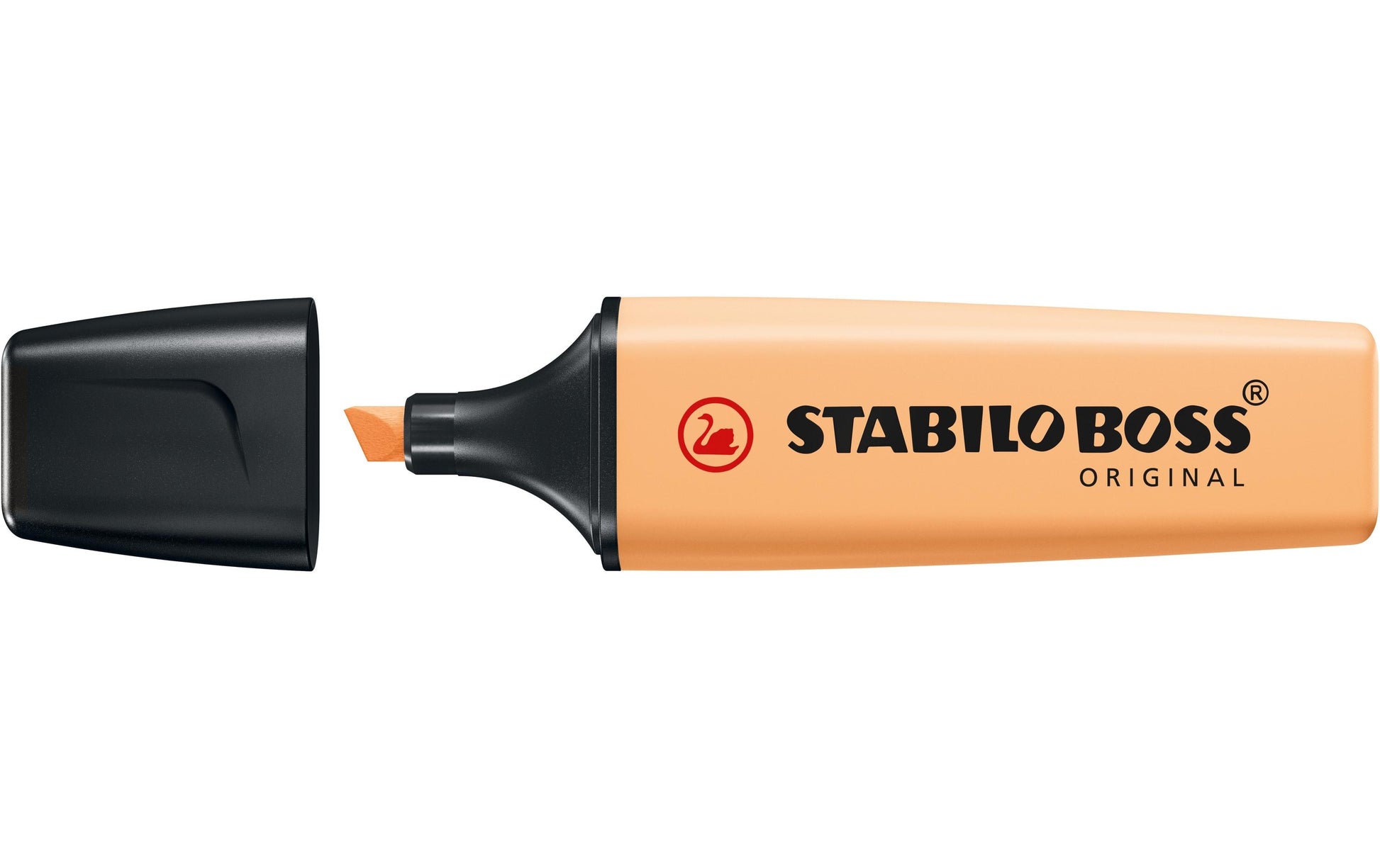 STABILO BOSS Original Textmarker Sanftes Orange – Keilspitze, 2–5 mm