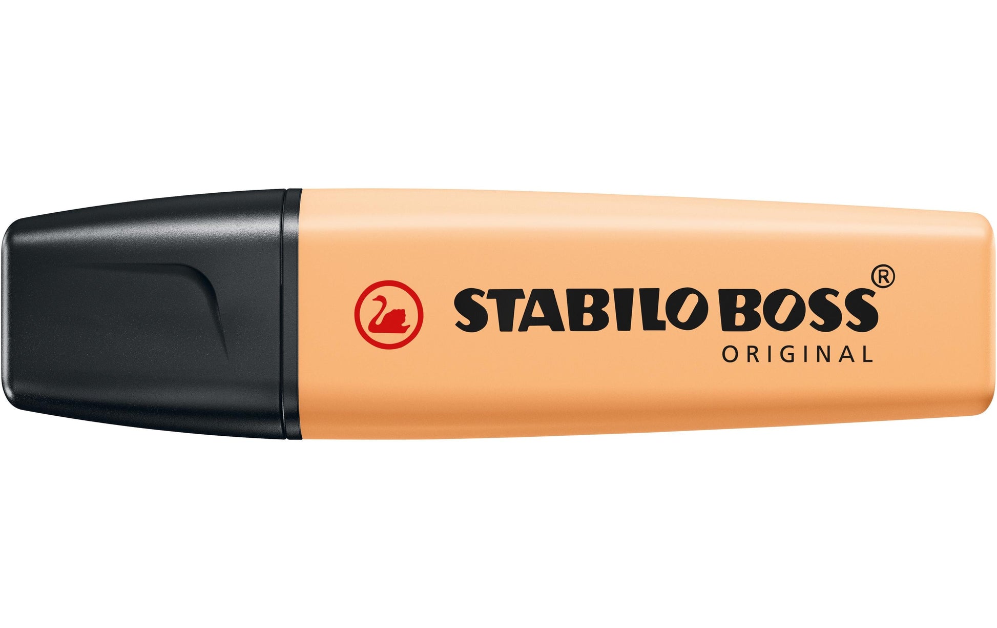 STABILO BOSS Original Textmarker Sanftes Orange – Keilspitze, 2–5 mm
