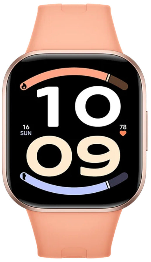 Xiaomi Redmi Watch 6 Active 46 mm GPS – Aluminium Gold, Sportarmband, Orange, 50 m, für iPhone