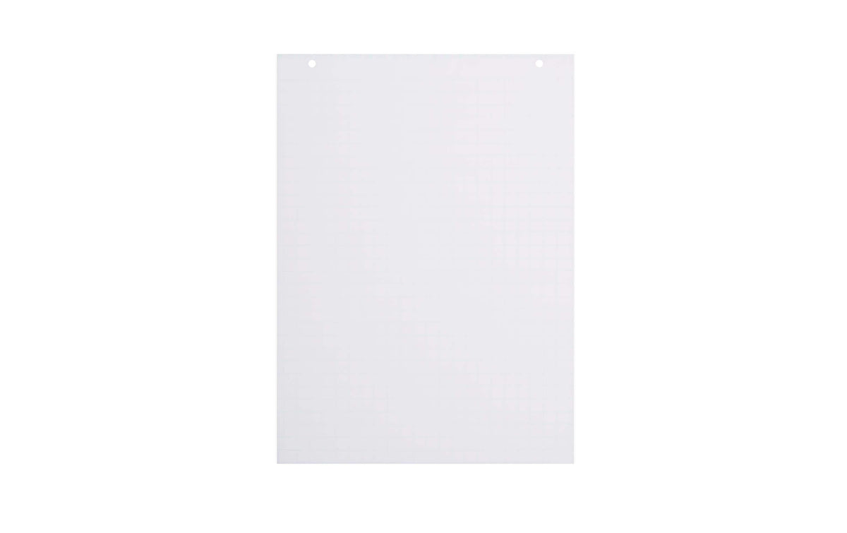 Bi-Office Flipchartblock kariert 25 mm – 98 × 65 cm, 5er Pack, 70 g/m²