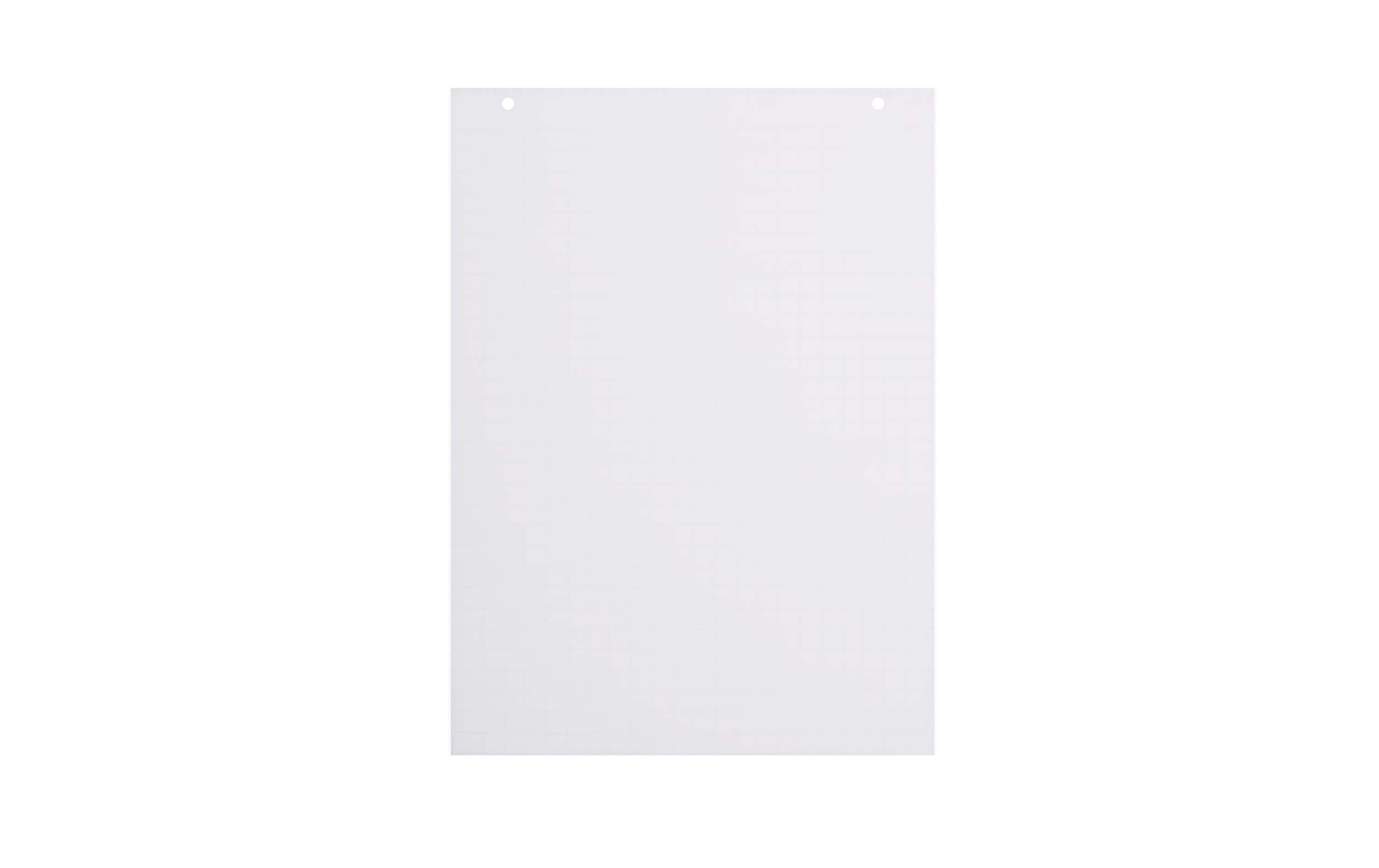 Bi-Office Flipchartblock kariert 25 mm – 98 × 65 cm, 5er Pack, 70 g/m²
