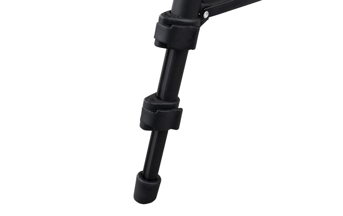 Dörr Smarty Stativ – 112 cm, 3 kg Belastbarkeit, 3 Sektionen, Aluminium, 3-Wege-Kopf, 1/4" Gewinde – Schwarz