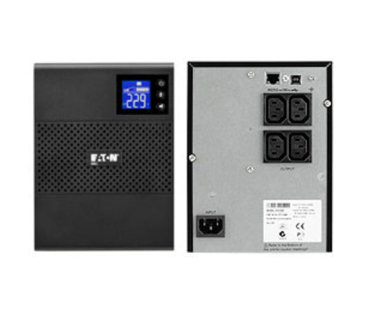 Eaton 5SC 500i – USV, 0,5 kVA/350 W, Tower, 4× IEC (C13), LCD