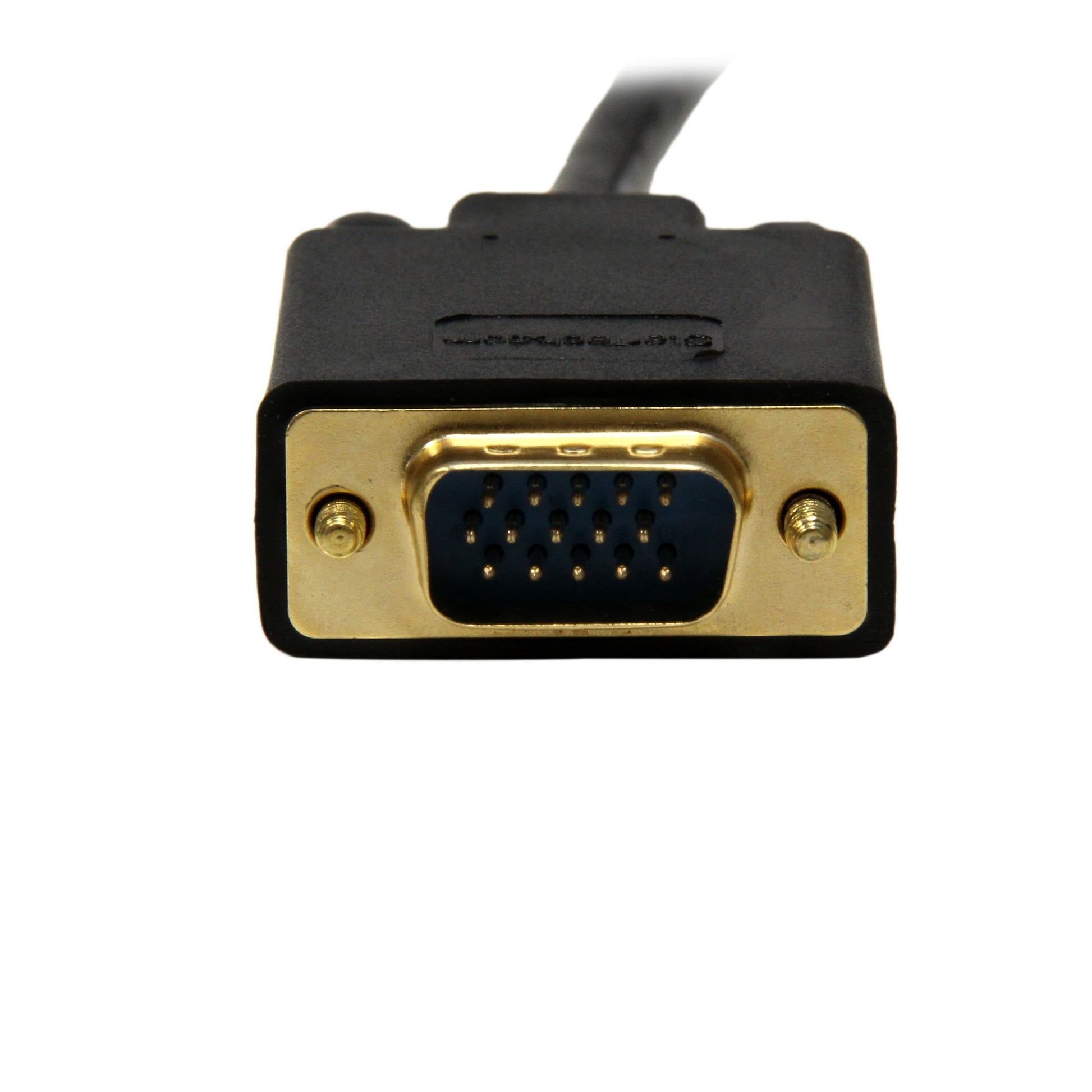 StarTech.com DisplayPort zu VGA Kabel – 2048 × 1280 @ 60 Hz, DP 1.2, 1,8 m, aktiv – Schwarz