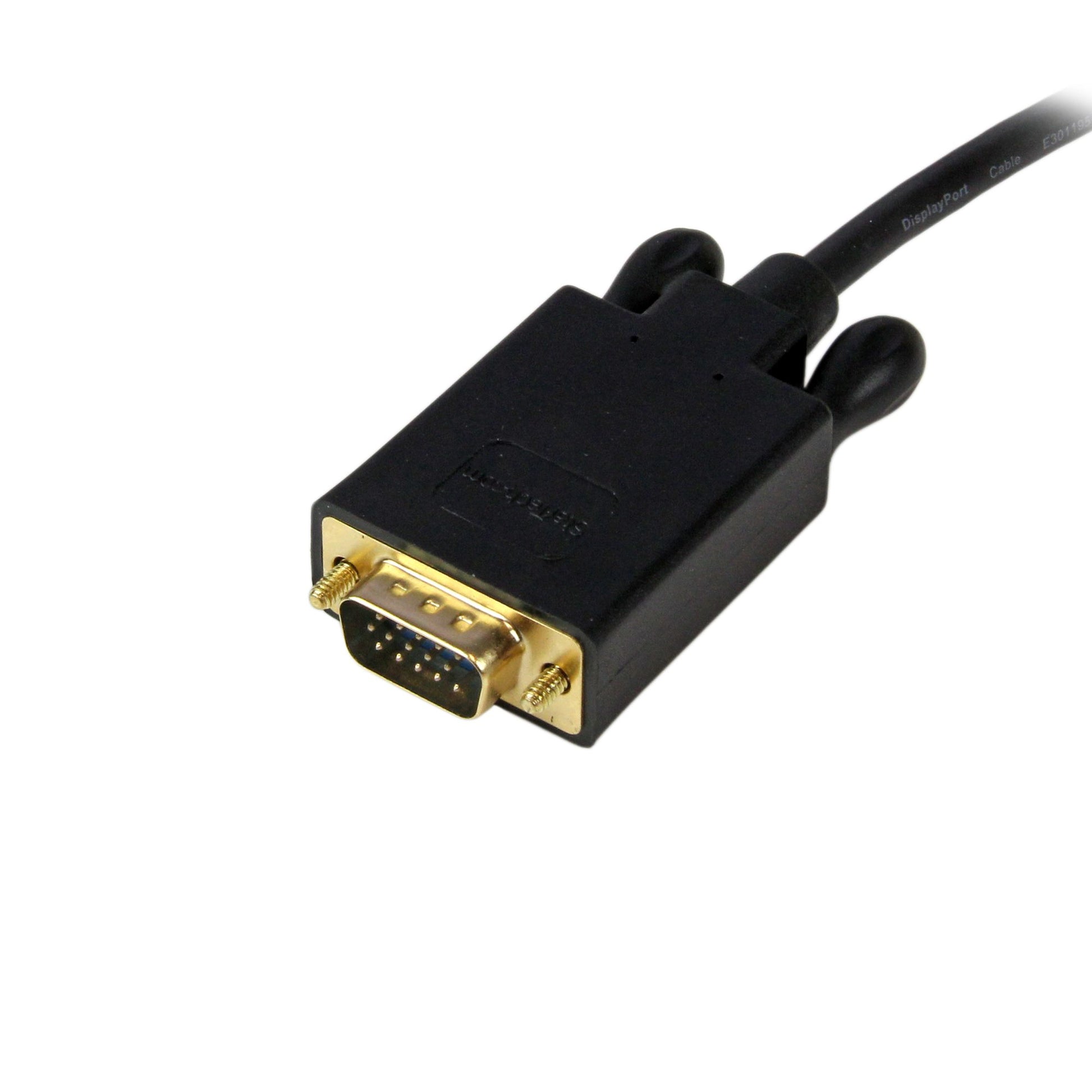 StarTech.com DisplayPort zu VGA Kabel – 2048 × 1280 @ 60 Hz, DP 1.2, 1,8 m, aktiv – Schwarz