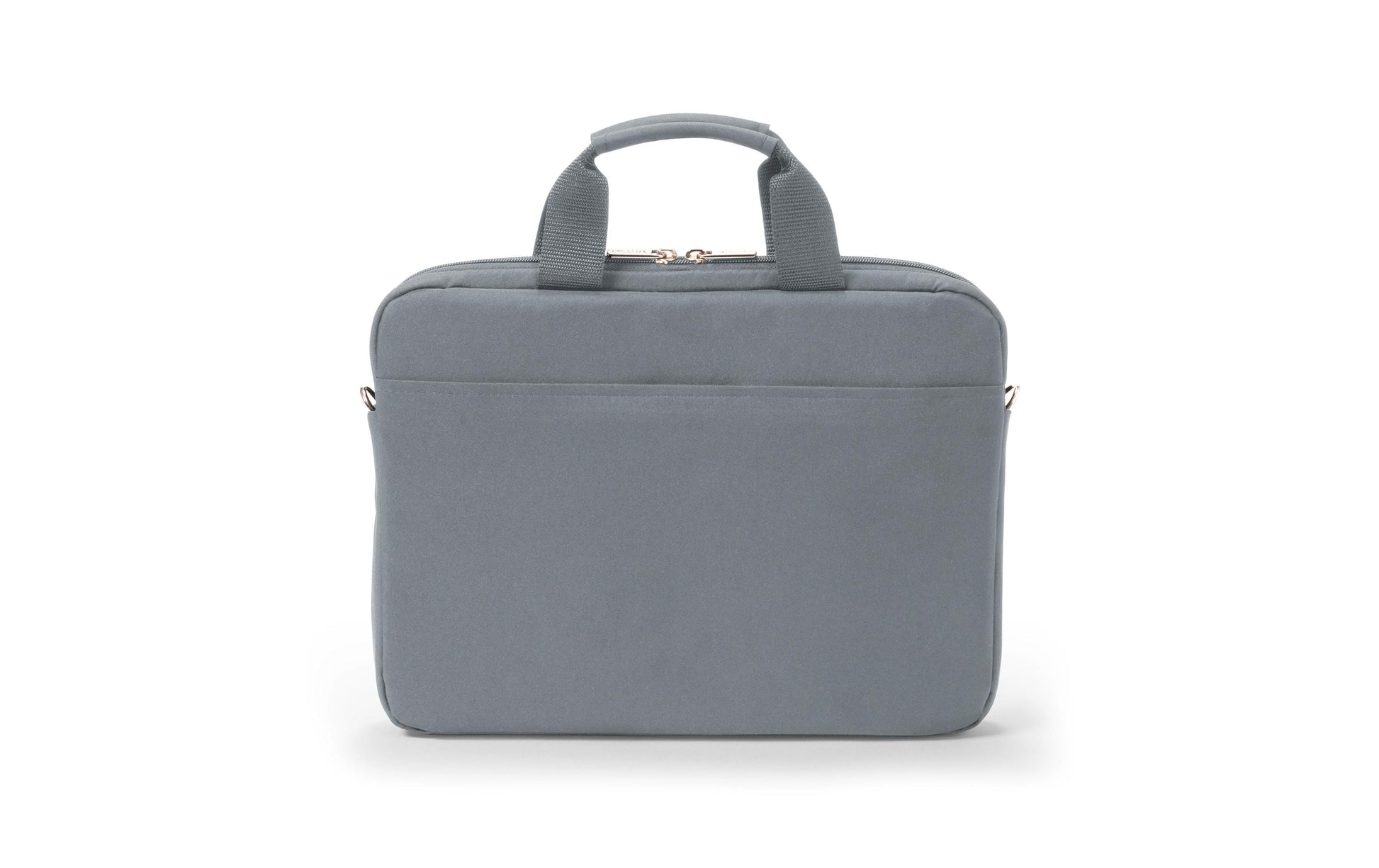 DICOTA Notebook-Tasche für bis 14,1" – abnehmbarer Schultergurt, aus recyceltem PET – Grau