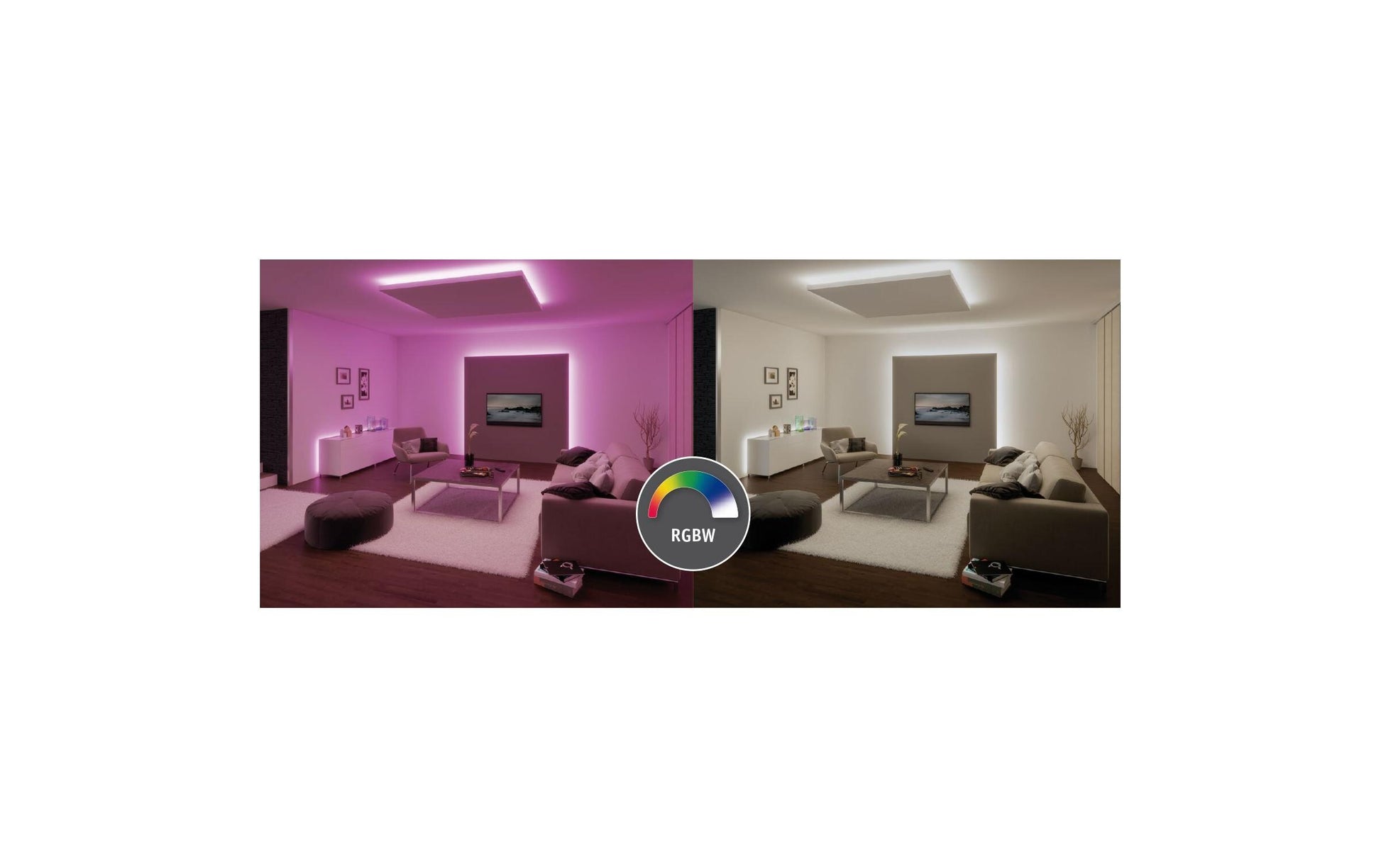 Paulmann LED-Strip/Leuchtstreifen 1 m – RGBW, 2700 K, 430 lm, 12 W – 1 Stk.